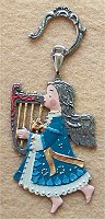 Angel with Harp Ornament