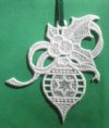 Bauble Christmas Lace Ornament