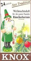 24 Knox Incense Cones - Christmas Scent