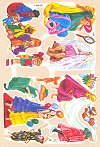 MLP1972 - Children in Fancy Dress Scrap Sheet